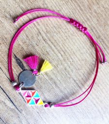 Bracelet Rose Losange