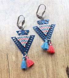 Boucles d'oreilles Triangle Miyuki