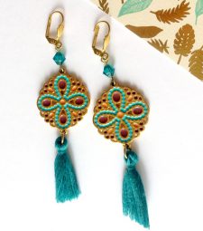 Boucles d'oreilles orientales