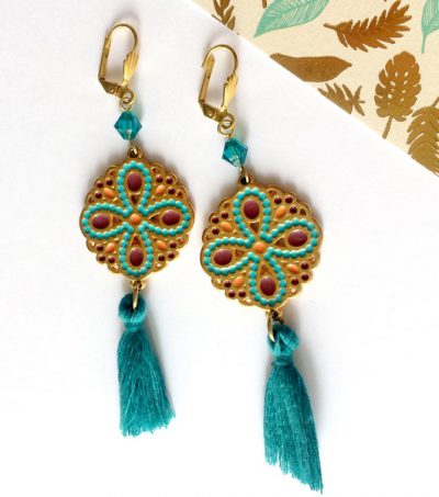 Boucles d'oreilles orientales