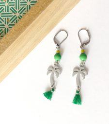 Boucles d'oreilles palmier