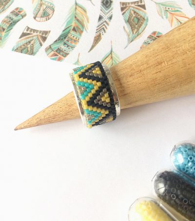 Bague Tissage Miyuki