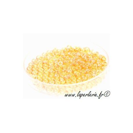 Rocaille 2.2mm TOPAZ LUSTRé, mesure de 12.50gr environ 500 perles  - 1