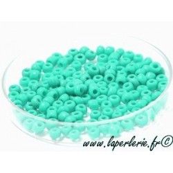 Seed beads TURQUOISE 2.2mm (400 beads)