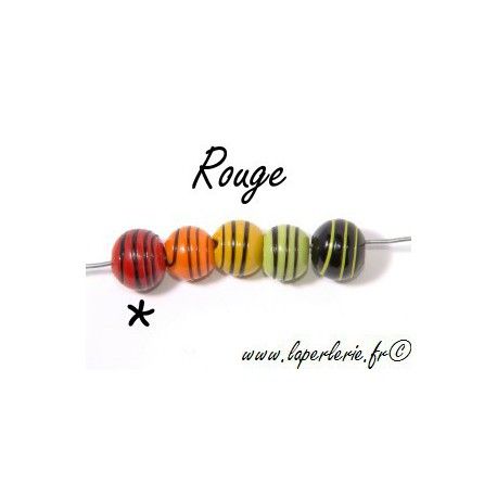 Ronde à  spirale 12mm ROUGE  - 1