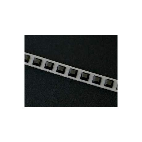 Galon Crystaltex Swarovski thermocollant 62020 3mm JET HEMATITE x 20cm  - 1