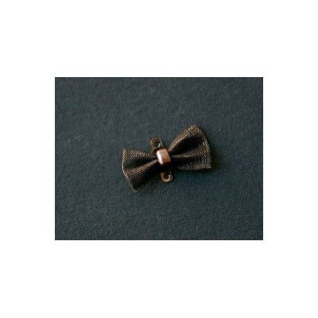 Intercalaire noeud en résille PM 12x9mm CUIVRE VIEILLI x2  - 1