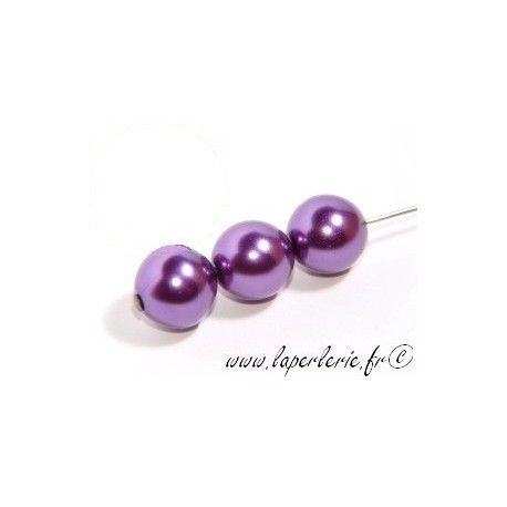 Ronde nacrée 10mm AMETHYST x10  - 1