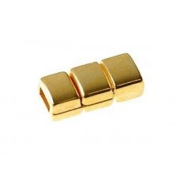 Rectangular magnetic clasp 18x8mm Ã©p.6mm GOLD COLOR
