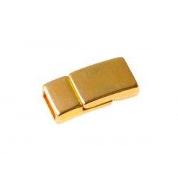 Rectangular magnetic clasp 17x8mm Ã©p.4mm GOLD COLOR