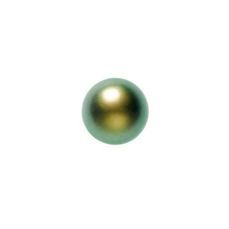 Nacrée 10mm 5810 Crystal Irisdescent Green Pearl x5  - 1