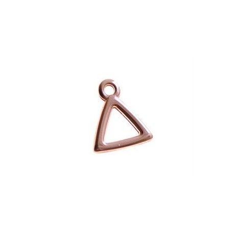 Breloque triangle 15.4x13.5mm ROSE GOLD  - 1