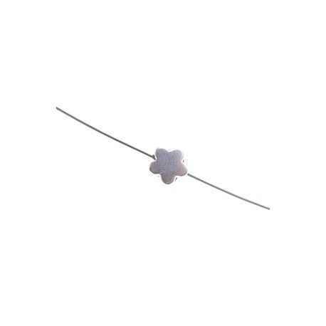 Perle fleur 5.9mm ARGENTÉ VIEILLI x3  - 1