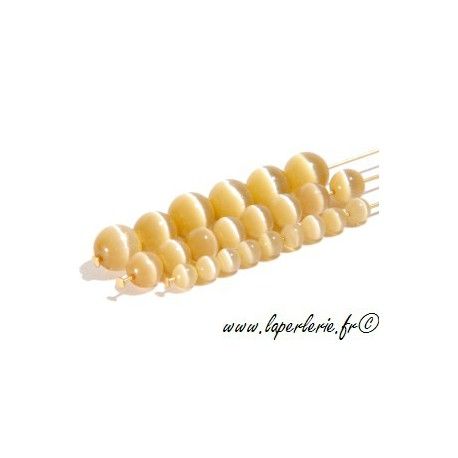 Oeil de chat ronde 8mm COLORADO TOPAZ x10  - 1