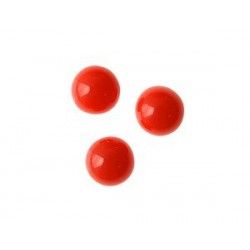 Cabochon to stick 4mm CORAIL OPAQUE x10