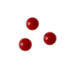 Cabochon to stick 4mm SIAM OPAQUE x10