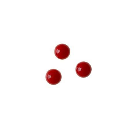 Cabochon à coller 4mm SIAM OPAQUE x10  - 1
