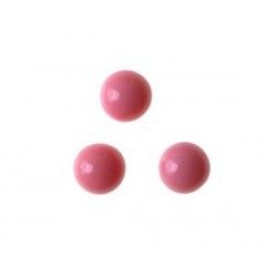 Cabochon to stick 4mm VINTAGE PINK OPAQUE x10