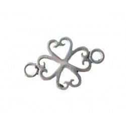 Spacer clover 16x10mm STERLING SILVER