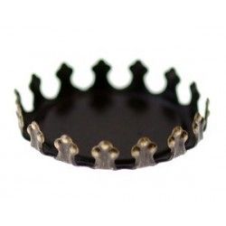 Support cabochon crown 25mm BRONZE COLOR