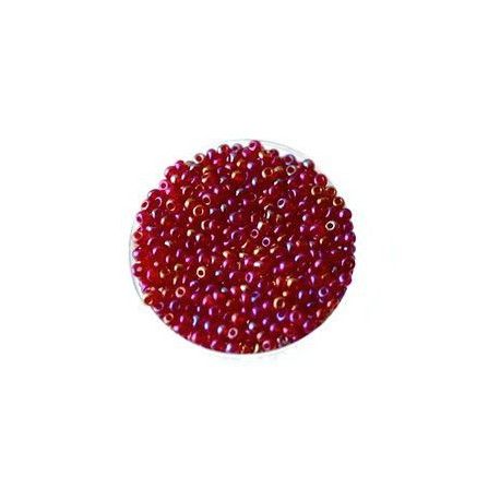 Rocaille 2mm RUBY AB x 12.5g  - 1