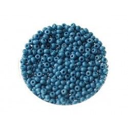 Seed beads 2.2mm LAPIS OPAQUE x 12.5g
