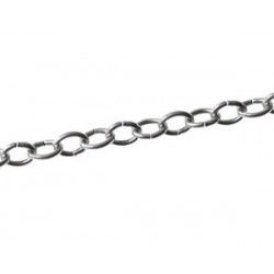 Chain oval ring 6mm OLD SILVER COLOR,1meter