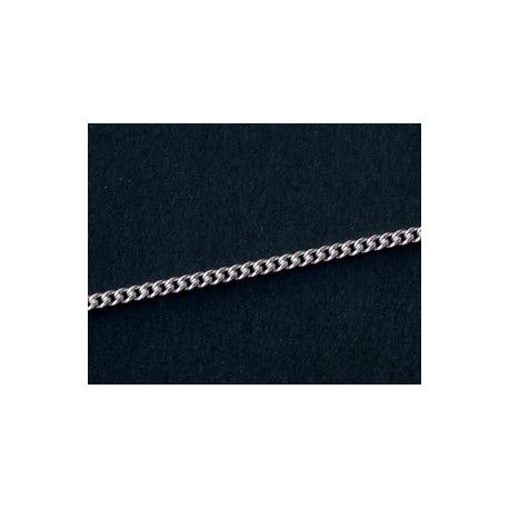 Chaine gourmette fine 2.5x1.7mm ARGENT 925 x20cm
