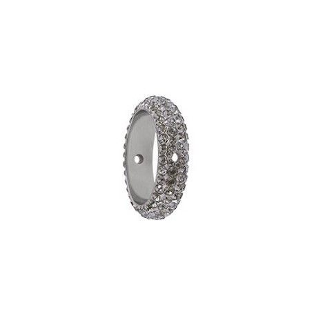 Pavé Ring deux trous 85001 18.5mm BLACK DIAMOND  - 1