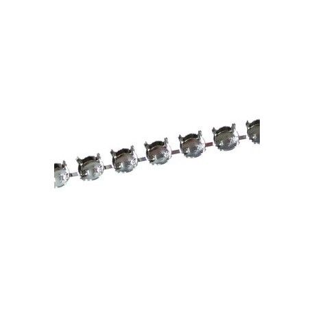 Cupchain SS39/40 ARGENTÉ x 15 Strass  - 1