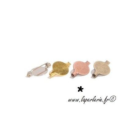 Support de broche avec plateau 15mm CUIVRE  - 1