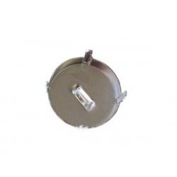 Stick-on support button for rivoli 14mm SILVER COLOR x1