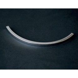 Curve pipe with square section GM 118x5mm SILVER COLOR