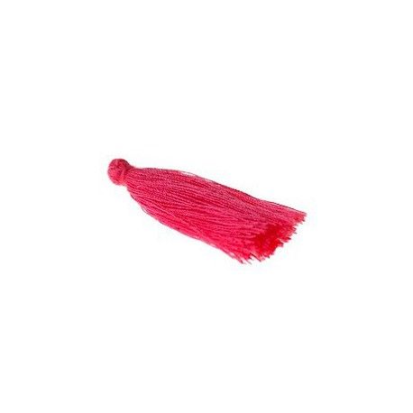 Pompon de fils 40/45mm CORAIL x1  - 1
