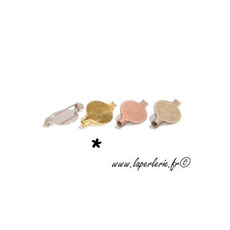 Support de broche avec plateau 15mm DORE  - 1