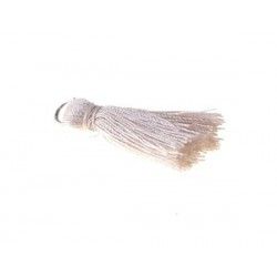 Pompon of threads with loop 25/30mm BEIGE x1