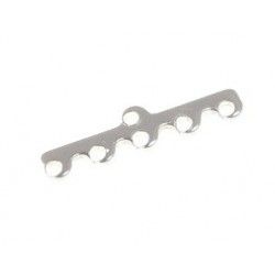 5 strands spacer before clasp 19.5x4.8mm SILVER 925 x1