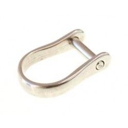 Ring with screw 31x21.5mm OLD SILVER COLOR x1