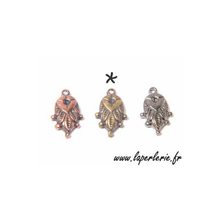 Breloque épi 14x8 mm LAITON VIEIILI  - 1