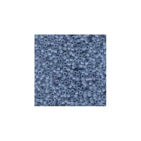 DB0381 Delica Miyuki 11/0 Matte Tr.Shadow Grey Luster, le tube de 7g  - 1