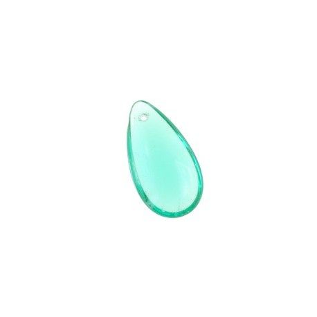 Goutte larme 22x12mm LIGHT EMERALD x2  - 1