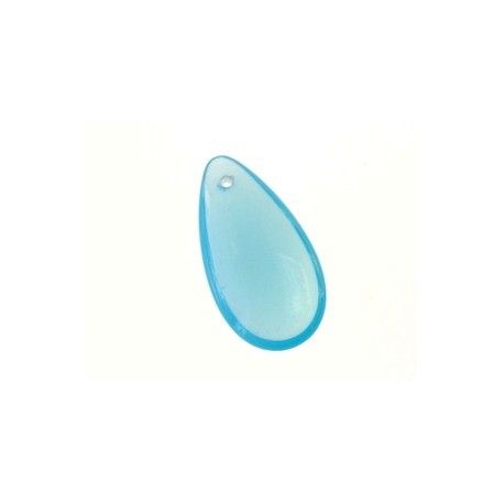 Goutte larme 22x12mm AQUAMARINE OPAL x2  - 1