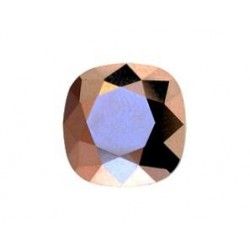 Square cabochon 4470 12 mm CRYSTAL ROSE GOLD F x1