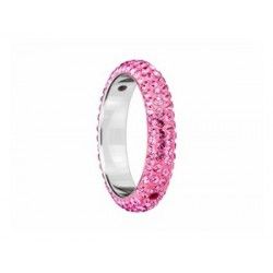 Pave thread ring 85001 2 holes 16.5mm ROSE