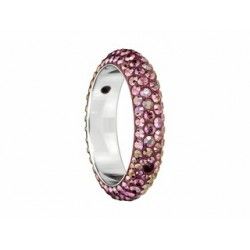 Pave thread ring 85001 2 holes 16.5mm CRYSTAL LILAC SHADOW