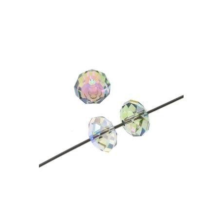 Ronde aplatie 8mm 5040 CRYSTAL PARADISE SHINE x1  - 1