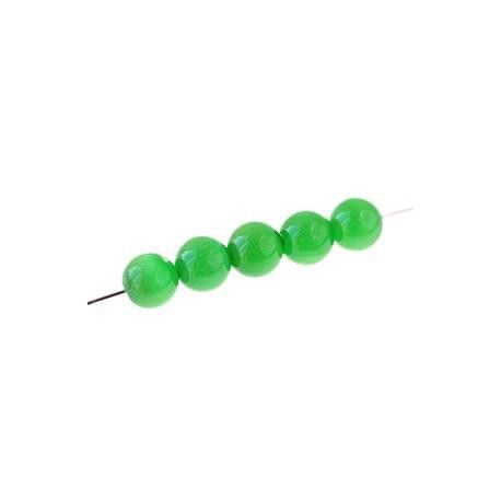 Oeil de chat ronde 4mm FERN GREEN x30  - 1