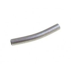 Curve pipe with round section 25.5x3mm OLD SILVER COLOR x2