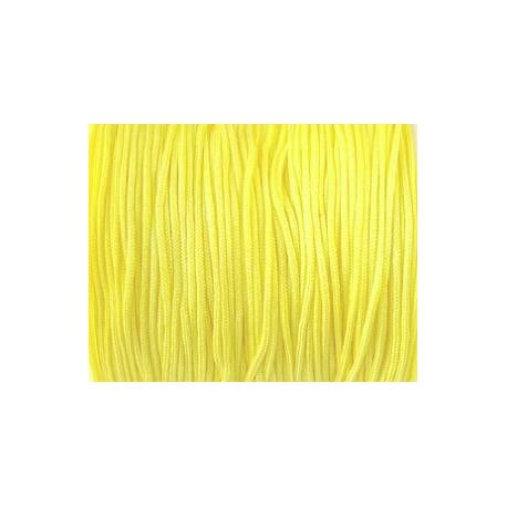 Fil synthétique 1mm JAUNE CITRON x3m  - 1