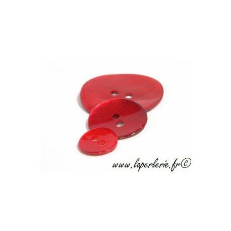 Bouton de nacre rond diam.12  LIGHT SIAM  - 1